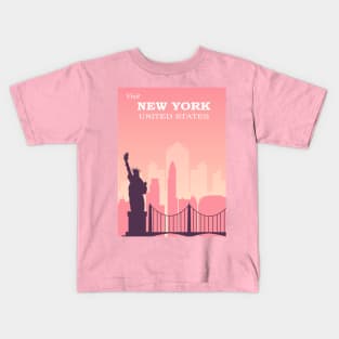 Travel - New York Kids T-Shirt